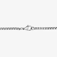 (F,Si2) Mens 1 1/4 CT. T.W. Lab Grown White Diamond Stainless Steel 24 Inch Pendant Necklace