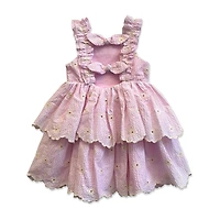 Blueberi Boulevard Toddler Girls Sleeveless A-Line Dress