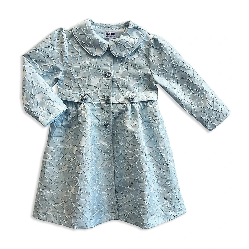 Blueberi Boulevard Little & Big Kid Girls Floral 2-pc. Dress Set