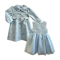 Blueberi Boulevard Little & Big Kid Girls Floral 2-pc. Dress Set