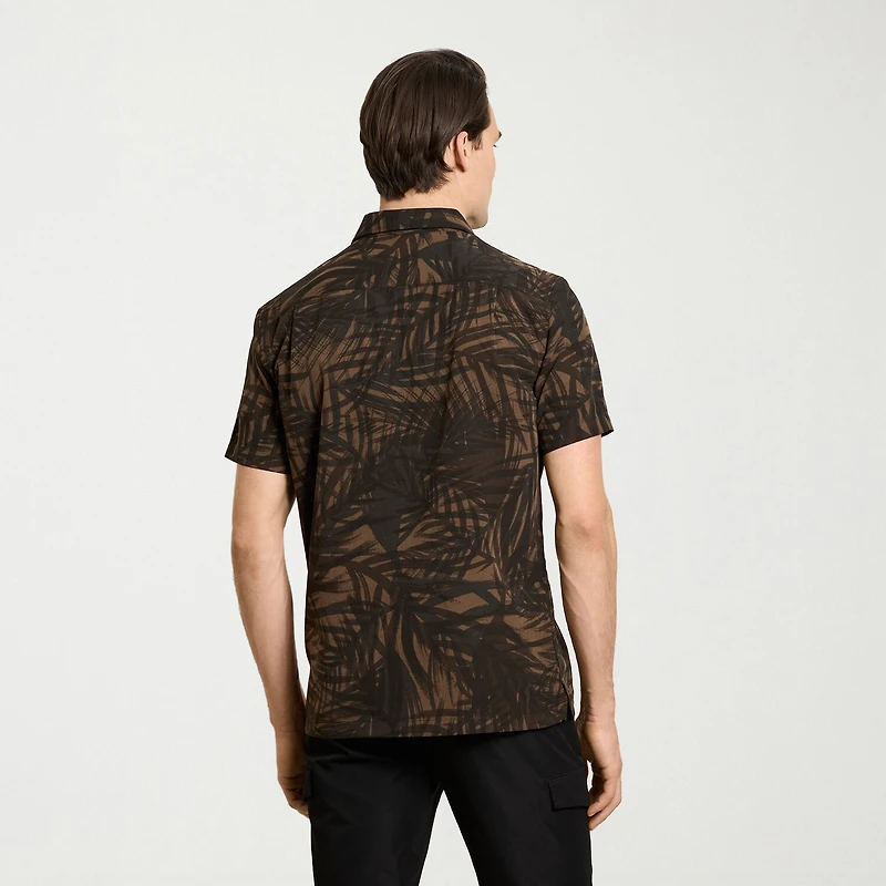 Van Heusen Weekend Mens Short Sleeve Camp Shirt