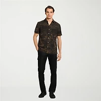 Van Heusen Weekend Mens Short Sleeve Camp Shirt