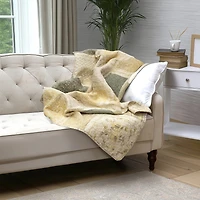 Donna Sharp Meadow Quilted Washable Throw