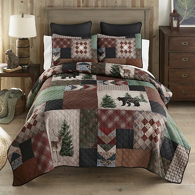 Donna Sharp Greenwood Patch 3-pc. Easy Care Quilt Set