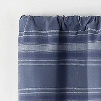 Martha Stewart Ruffle Stripe Rod Pocket Tailored Valance