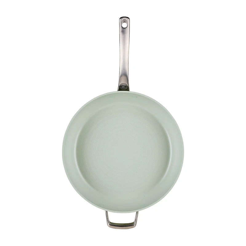 Circulon Halo with LaserDefense Ceramic Nonstick 12" Covered Frypan