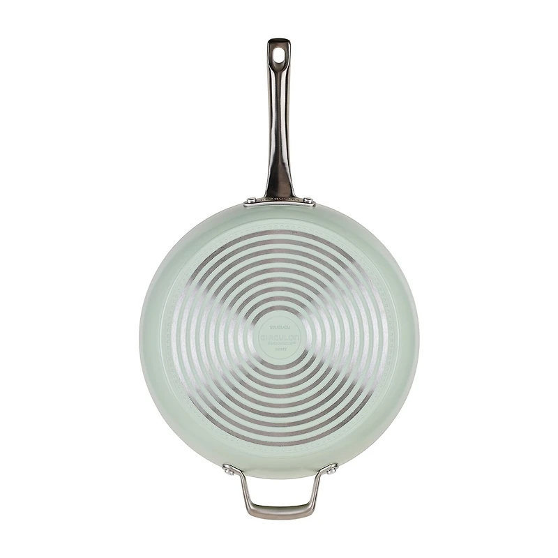 Circulon Halo with LaserDefense Ceramic Nonstick 12" Covered Frypan