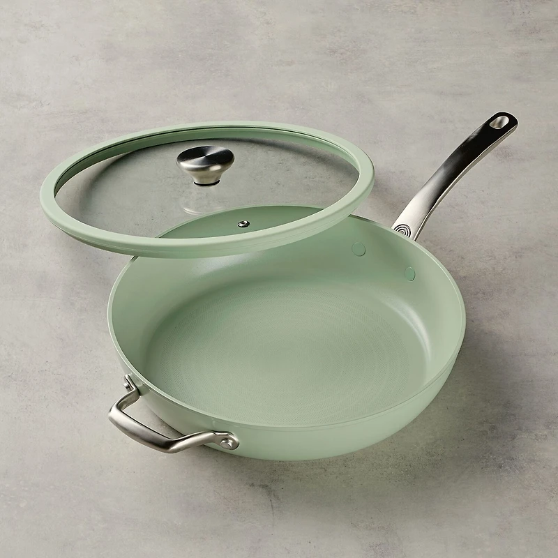 Circulon Halo with LaserDefense Ceramic Nonstick 12" Covered Frypan