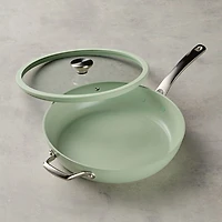 Circulon Halo with LaserDefense Ceramic Nonstick 12" Covered Frypan