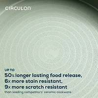 Circulon Halo with LaserDefense Ceramic Nonstick 12" Covered Frypan