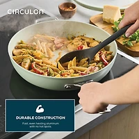 Circulon Halo with LaserDefense Ceramic Nonstick 12" Covered Frypan