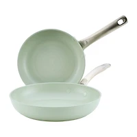 Circulon Halo with LaserDefense Ceramic Nonstick 2-pc. Frying Pan Set