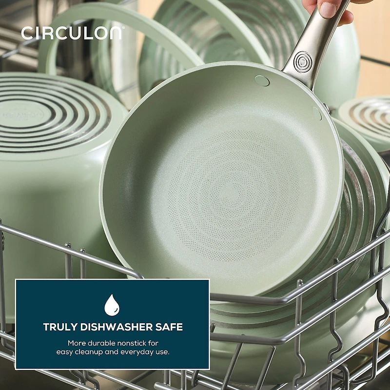 Circulon Halo with LaserDefense Ceramic Nonstick 5-qt. Covered Saute Pan