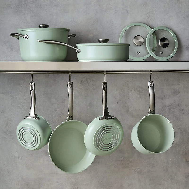 Circulon Halo with LaserDefense Ceramic Nonstick 10-pc. Cookware Set