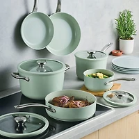 Circulon Halo with LaserDefense Ceramic Nonstick 10-pc. Cookware Set