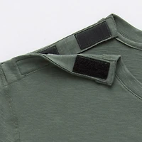 mutual weave Mens Easy-on + Easy-off Crew Neck Short Sleeve Adaptive Big and Tall T-Shirt