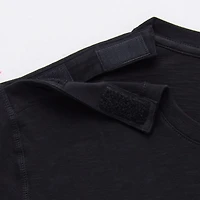 mutual weave Mens Easy-on + Easy-off Crew Neck Short Sleeve Adaptive Big and Tall T-Shirt