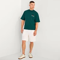 Xersion Mens Crew Neck Short Sleeve Oversized Graphic T-Shirt