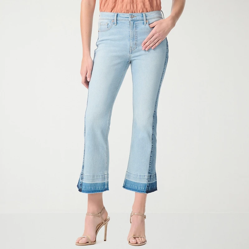 JS Jessica Simpson Womens High Rise Flare Leg Jean