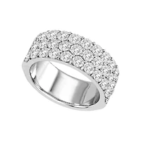 2 1/2 CT.T.W. Natural Diamond Three-Row Band