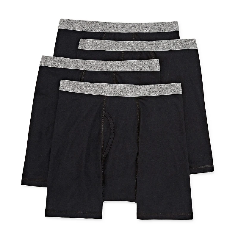 Stafford Dry + Cool Mens Big and Tall 4 Pack Boxer Briefs 302869