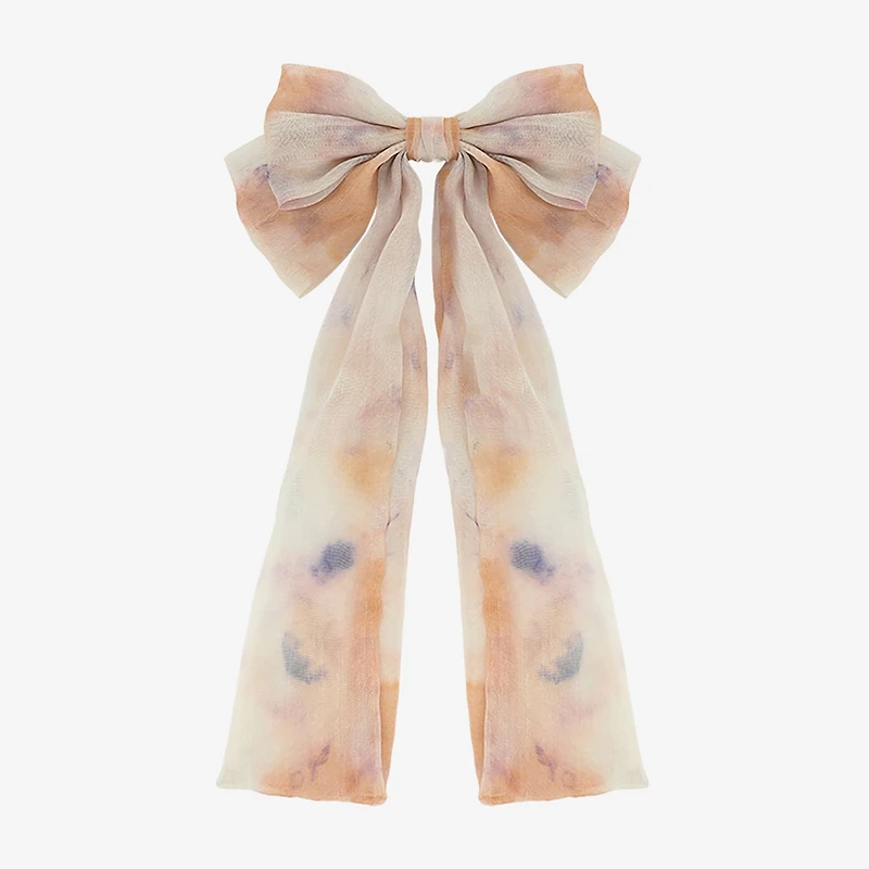 Arizona Light Pink Watercolor Hair Bow