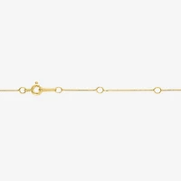(G-H / I1-I2) Womens 1/3 CT. T.W. Lab Grown White Diamond 10K Gold Heart 18 Inch Pendant Necklace