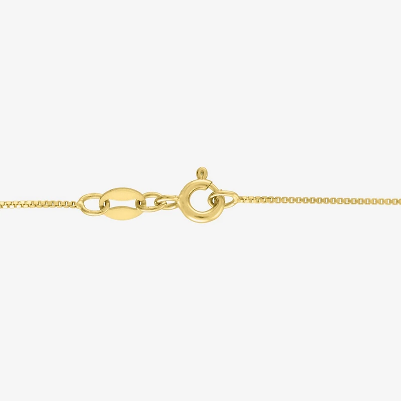 (G-H / I1-I2) Womens 1/10 CT. T.W. Lab Grown White Diamond 14K Gold Over Silver Sterling Heart 18 Inch Pendant Necklace