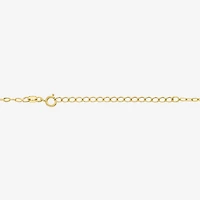 Diamond Addiction (G-H / I1-I2) Womens 1/4 CT. T.W. Lab Grown White Diamond 14K Gold Over Silver Sterling Silver Flower 16 Inch Pendant Necklace