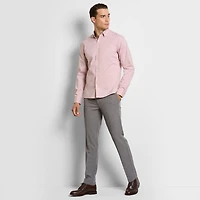 Van Heusen Everyday Defense Stain Shield Mens Slim Fit Dress Flat Front Pant