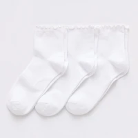 Mixit Lettuce Edge Womens 3 Pair Quarter Ankle Socks