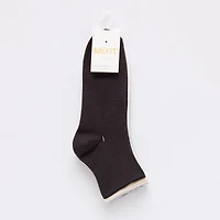 Mixit Rib Womens 3 Pair Quarter Ankle Socks