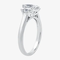Love Lives Forever (G / Si1-Si2) Womens 1 CT. T.W. Lab Grown White Diamond 10K Gold Marquise 3-Stone Engagement Ring