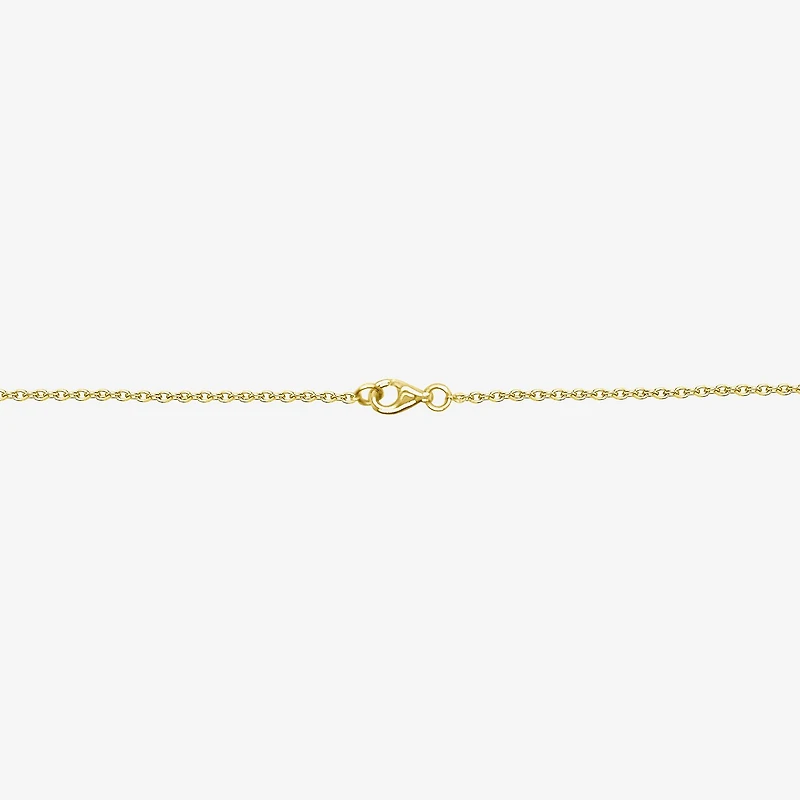 F / Si2) Womens 1 CT. T.W. Lab Grown White Diamond 14K Gold Over Silver Heart 18 Inch Pendant Necklace