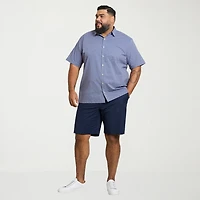 Van Heusen Originals Mens Short Sleeve Regular Fit Wrinkle Free Big and Tall Button-Down Shirt