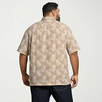Van Heusen Weekend Mens Short Sleeve Big and Tall Camp Shirt