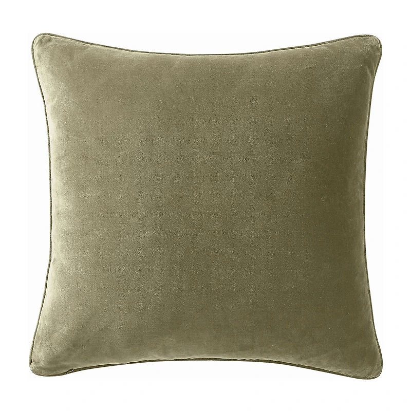 Brooklyn Loom Matte Cotton Velvet Euro Sham
