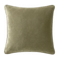 Brooklyn Loom Matte Cotton Velvet Euro Sham