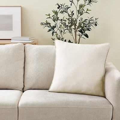 Brooklyn Loom Pinstripe Square Throw Pillow