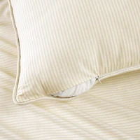Brooklyn Loom Pinstripe Square Throw Pillow