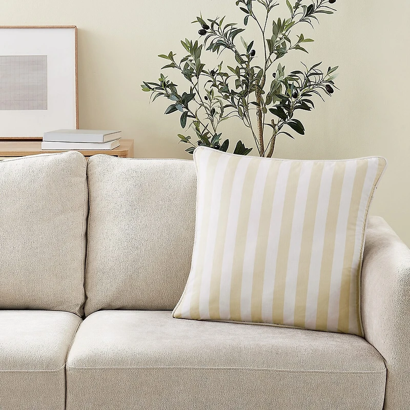 Brooklyn Loom Levi Stripe Square Throw Pillow