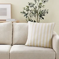 Brooklyn Loom Levi Stripe Square Throw Pillow