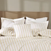 Brooklyn Loom Levi Stripe Square Throw Pillow