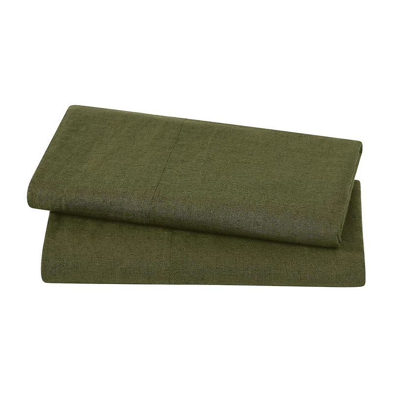 Brooklyn Loom Flax Linen Pillowcase