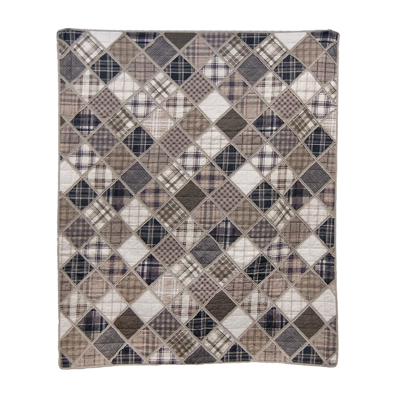 Donna Sharp Driftwood Washable Hypoallergenic Midweight Throw