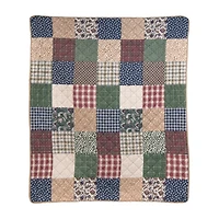 Donna Sharp Rustic Washable Hypoallergenic Midweight Throw