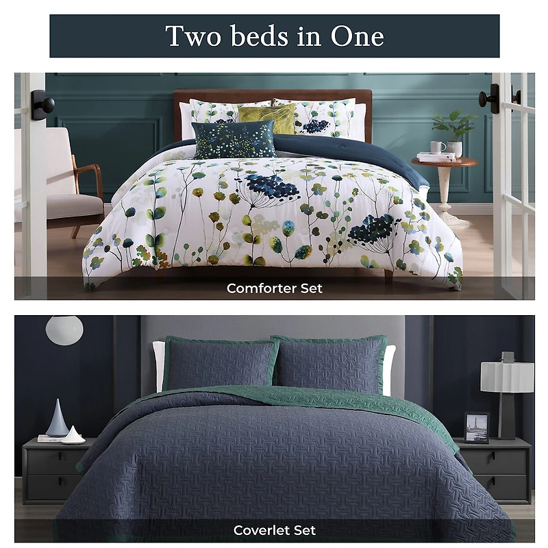 Bebejan 8-pc. Reversible Comforter Set