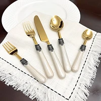 Vibhsa Royal White 20-pc. Flatware Set