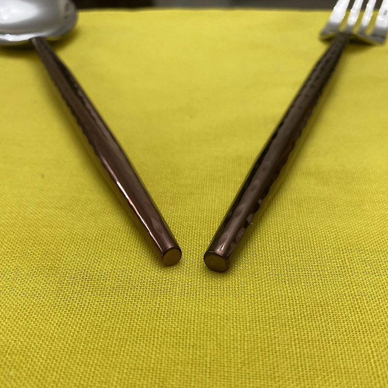 Vibhsa Hammered 20-pc. Flatware Set
