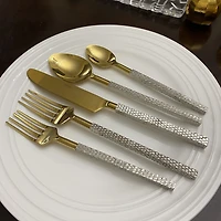 Vibhsa Silver Oranated 20-pc. Flatware Set